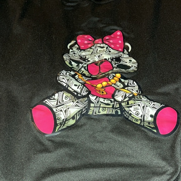 NWOT 0x Money Bear Graphic T - Picture 1 of 3